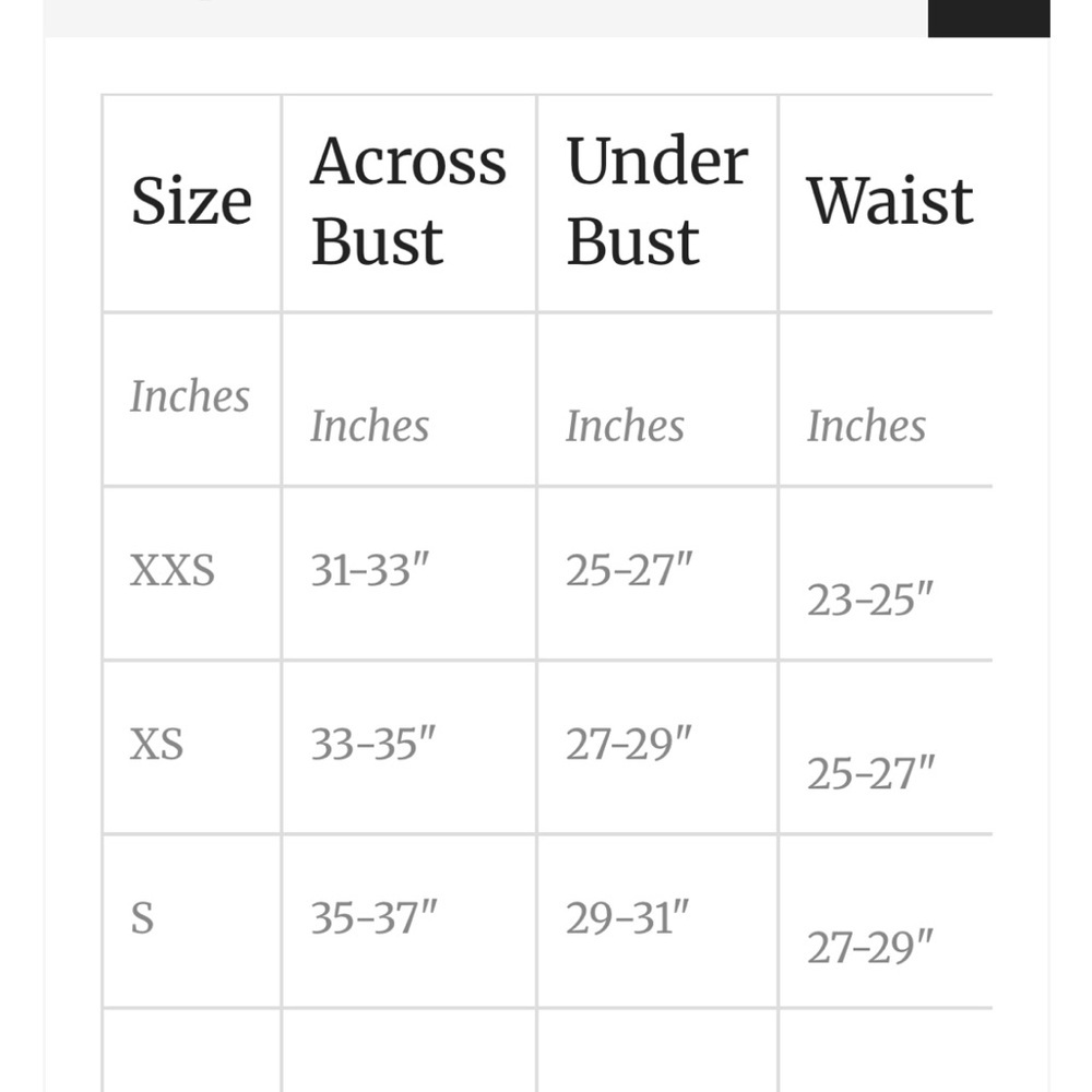 Selkie • Corsets The Caviar Soft Corset, XXS - Picture 8 of 8